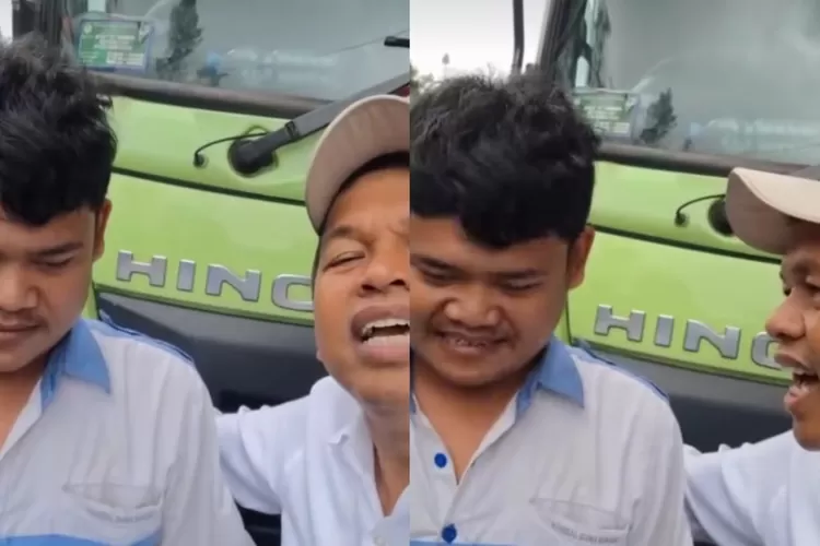 Gubernur Jawa Barat, Dedi Mulyadi bersama seorang supir truk di Tanjakan Emen (Instagram/@dedimulyadi71)