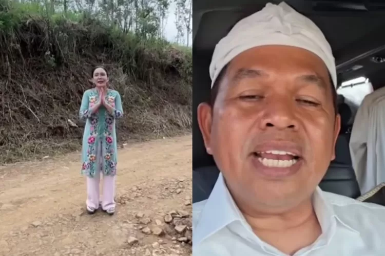Gubernur Jawa Barat, Dedi Mulyadi tanggapi keluhan Rieke Diah Pitaloka tentang jalan Cikidang, Sukabumi (Instagram/@dedimulyadi71)