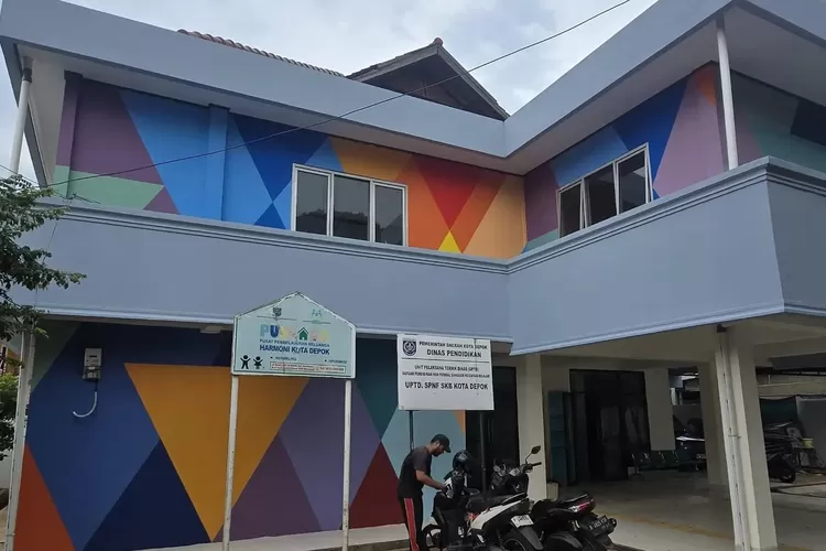 Gedung Pusat Pembelajaran Keluarga (Puspaga) Harmoni Kota Depok di Kelurahan Abadijaya, Kecamatan Sukmajaya. (DOKUMEN PEMKOT DEPOK)