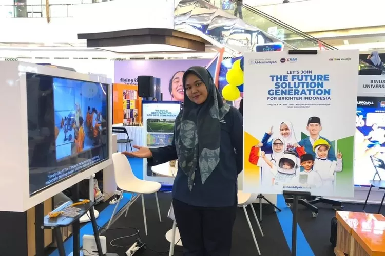Yayasan Islam Al-Hamidiyah di ITE 26, Main Atrium Lippo Mall Kemang, Jakarta Selatan, pada 21&ndash;26 Oktober 2025.&nbsp; (DOKUMEN SEKOLAH)