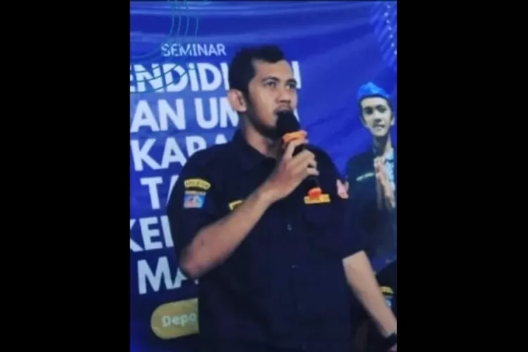 Ketua Karang Taruna Kelurahan Mampang, Andi Widyan. (ISTIMEWA)