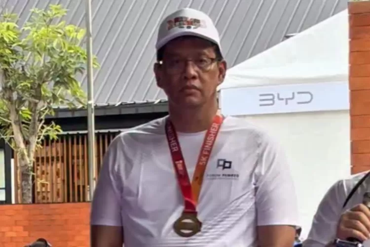 Menkeu Purbaya Yudhi Sadewa dalam acara Run For Good Journalism (Instagram/@menkeuri)