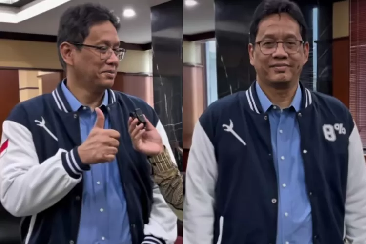 Menkeu Purbaya Yudhi Sadewa yang mengenakan jaket buatan UMKM lokal (Tiktok/@purbayayudhis)
