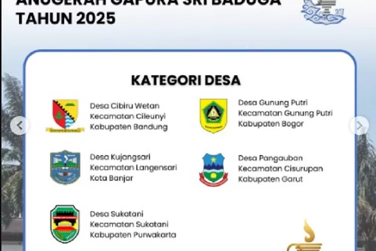 Desa Gunung Putri, Kecamatan Gunung Putri, Kabupaten Bogor, lolos lima besar Anugerah Gapura Sri Baduga 2025 (ISTIMEWA)