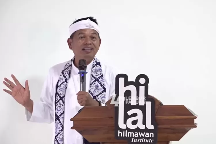 Gubernur Jawa Barat, Dedi Mulyadi acara Sekolah Politik Hilal Hilmawan Institute di Indramayu (Tangkapan layar Youtube LEMBUR PAKUAN CHANNEL)
