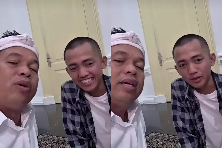 Gubernur Jawa Barat, Dedi Mulyadi bersama Rizki Nur Fadhilah yang diduga jadi korban TPPO (Instagram/@dedimulyadi71)