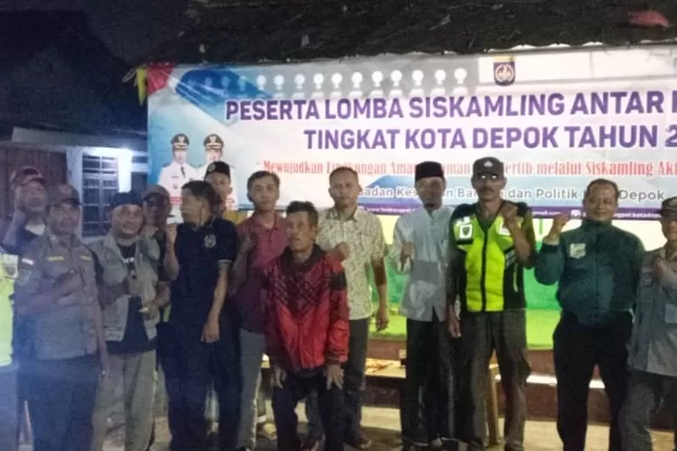 Poskamling RT3/9, Kelurahan Bedahan, Kecamatan Sawangan pada Perlombaan Poskamling tingkat Kota Depok 2025, beberapa hari lalu. (RISKY DWI LESTARI/RADAR DEPOK)
