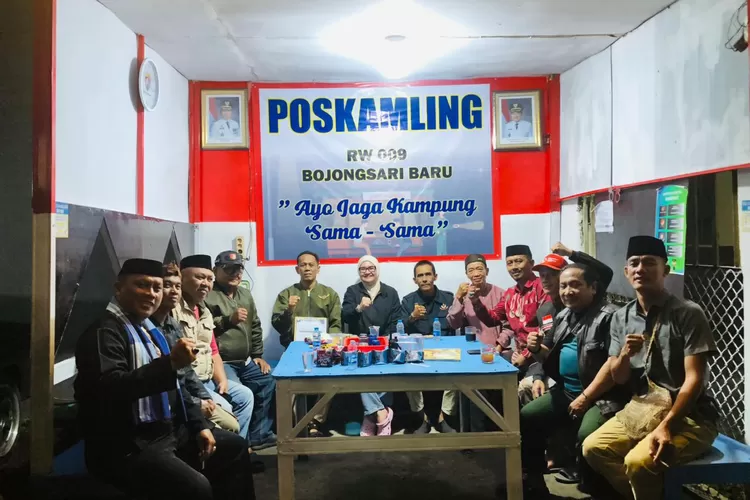 Poskamling RW9 Kelurahan Bojongsari Baru, Kecamatan Bojongsari yang siap tarung dalam perlombaan poskamling tingkat Kota Depok 2025. (RISKY DWI LESTARI/RADAR DEPOK)