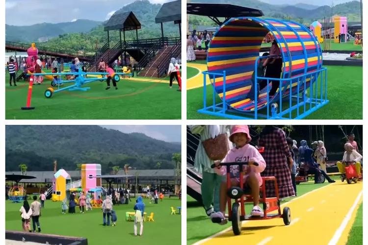 The Nice Park Rumpin Bogor, Playground Terluas Dengan View Sawah Dan ...