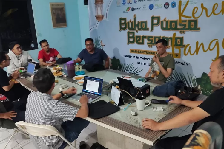 PWI Kota Bogor, buka posko pengaduan Penerimaan Peserta Didik Baru atau PPDB.  (Wiera Fokussatu)