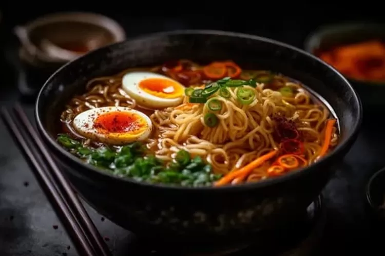 Ilustrasi ramen (Hms bdg)