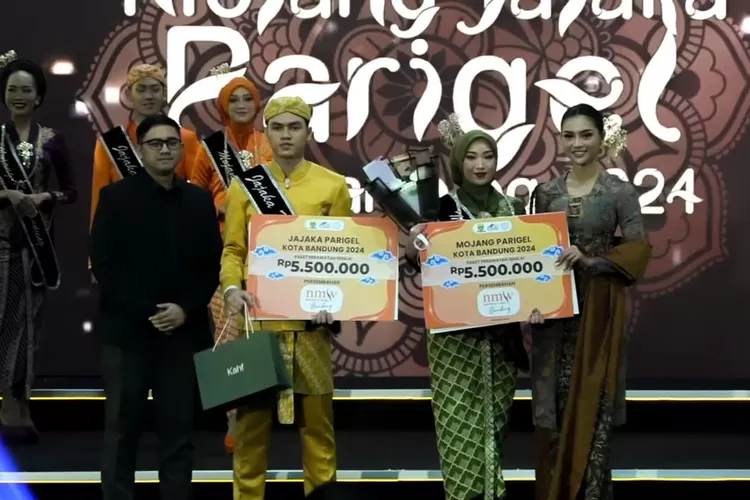 Darra Arnelita Morena dan Ahmad Firdaus Mirza keluar sebagai Mojang Jajaka Pinilih Kota Bandung 2024 (Ist)