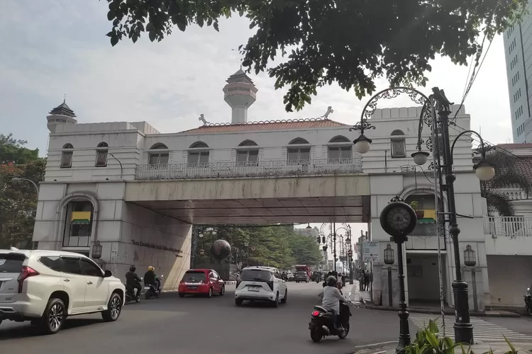 Jembatan Penyeberangan di Jalan Asia Afrika Kota Bandung  (Ist)
