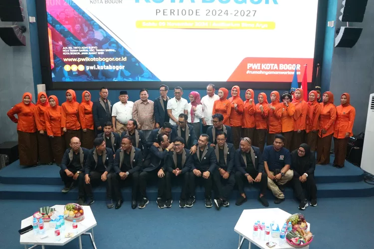Jajaran Pengurus Baru PWI dan IKWI Kota Bogor Periode 2024-2027 Resmi Dilantik  (Istimewa)