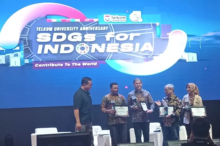 Acara Tel-U Anniversary: SDGs For Indonesia di Covention Hall Telkom University