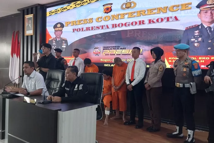 Polresta Bogor Kota Amankan Tiga Tersangka Curanmor (Wiera Fokussatu.id)