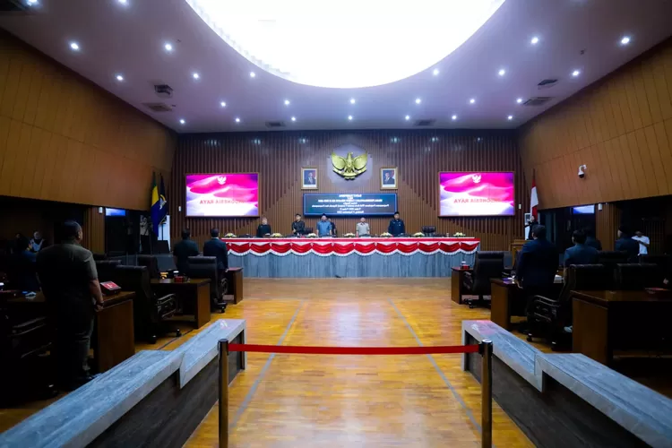 Ruang rapat DPRD Kota Bandung 