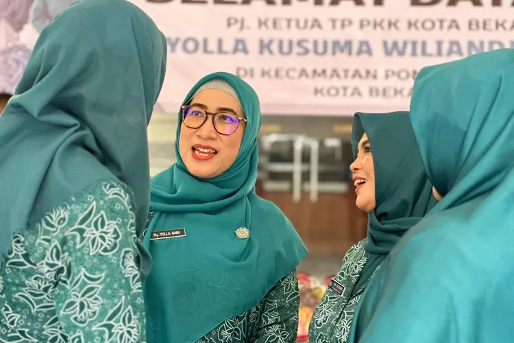 Pj Ketua PKK Kota Bekasi Yolla Kusuma Gani apresiasi kader. (Pemkot Bekasi)