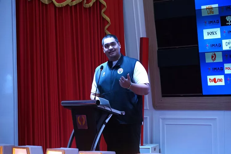 Menpora Dito Ariotedjo saat hadiri closing ceremony IMAG 2023 di Kota Bogor (KONI Kota Bogor)