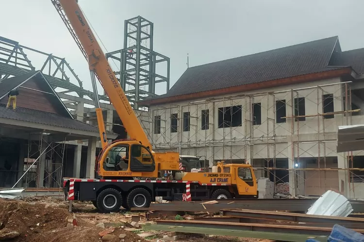 Proyek pembangunan Museum Pajajaran Kota Bogor. (dok pribadi)