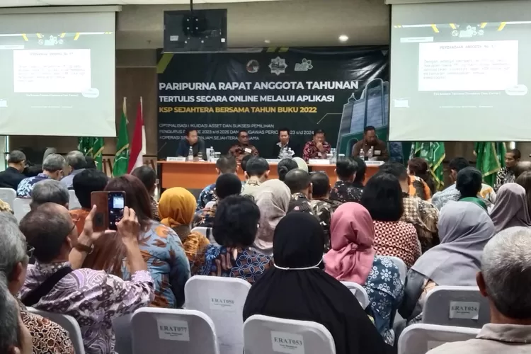 Suasana Rapat Anggota Tahunan (RAT) KSP SB di Bogor. (dok pribadi)