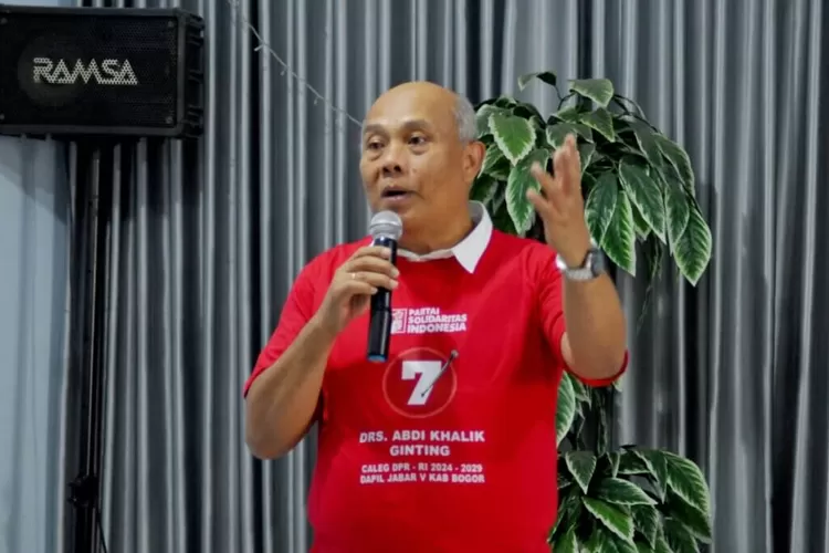 Dengan pengalaman yang cukup banyak Abdi Khalik Ginting maju daam menjadi Caleg DPR RI Dapil  Jabar V dari PSI