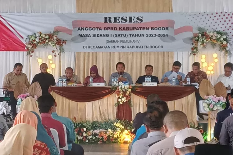 Reses anggota DPRD Kabupaten Bogor di Rumpin, bahas banyak hal salah satunya rencana pembangunan sirkuit