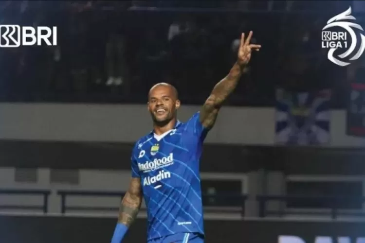 BRI Liga 1 2023-2024 di Stadion Gelora Bandung Lautan Api, striker Persib Bandung, David da Silva,  (IG/LigaMatch)