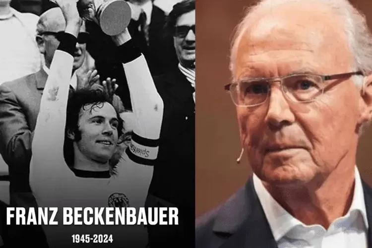 Legenda sepakbola Jerman dan Bayern Munchen, Franz Beckenbauer yang meninggal dunia. (istimewa)