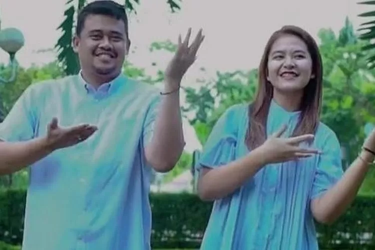Wali Kota Medan Bobby Nasution bareng istri Kahiyang Ayu joget gemoy. (instagram)