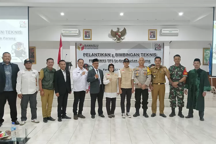 Ratusan PTPS Kecamatan Parung dilantik (Mulya Diva/Metropolitan)