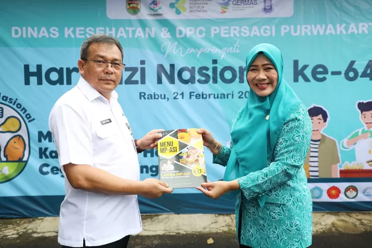 Pj Bupati Purwakarta Benni Irwan dalam Hari Gizi Nasional (Diskominfo Purwakarta)