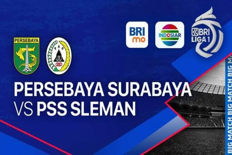 Link Live Streaming laga Persebaya Surabaya vs PSS Sleman di lanjutan BRI Liga 1 musim 2023/2024. (vidio.com)