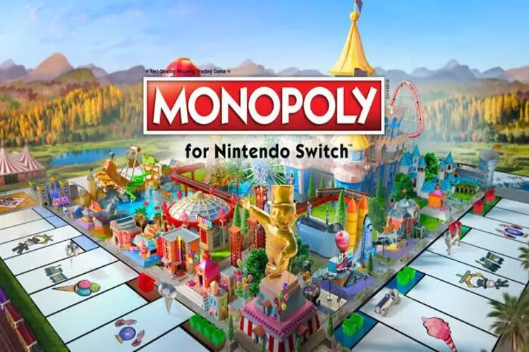 Salah satu daftar Game untuk bermain pada momen Lebaran di konsol game Nintendo Switch yaitu Monopoly for Nintendo Switch. (Nintendo)