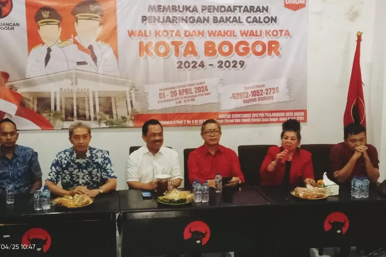 Penjaringan bakal Calon Wali Kota Bogor yang digelar PDIP Kota Bogor. (Dok Metropolitan)