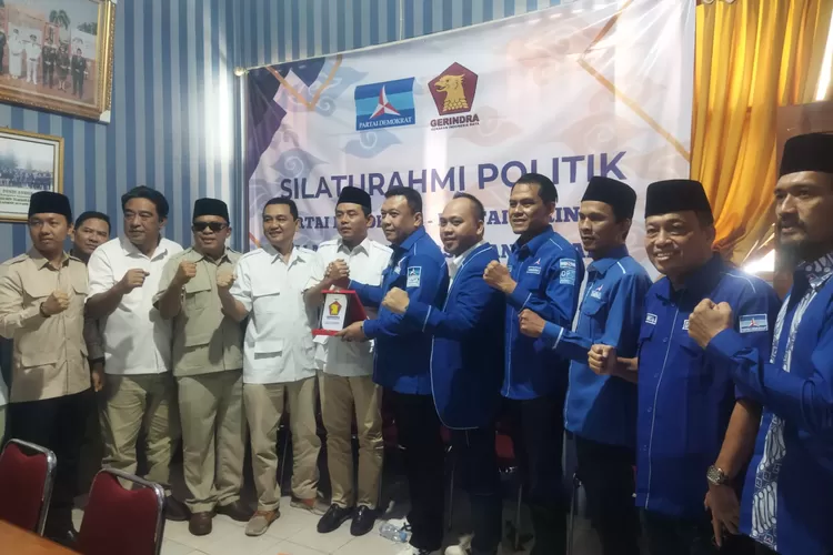 Gerindra dan Partai Demokrat mulai jajaki koalisi jelang Pilkada 2024 di Kabupaten Karawang. (Samsudin/Metropolitan)