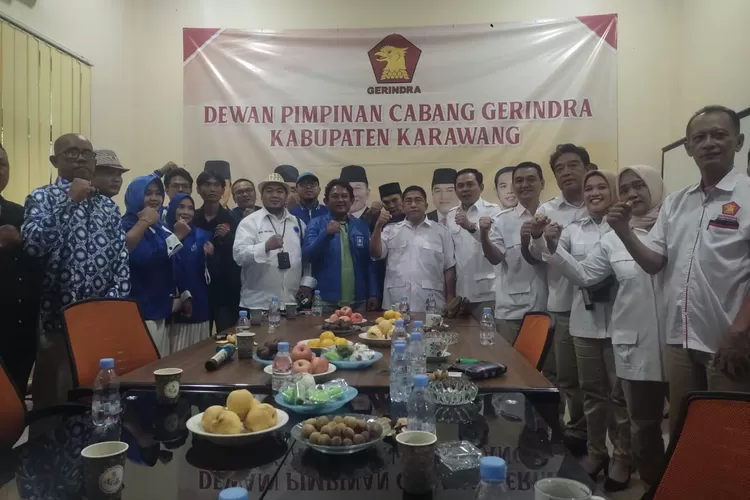 Gerindra dan PAN bangun koalisi dalam menghadapi Pilkada 2024 Kabupaten Karawang. (Samsudin/Metropolitan)