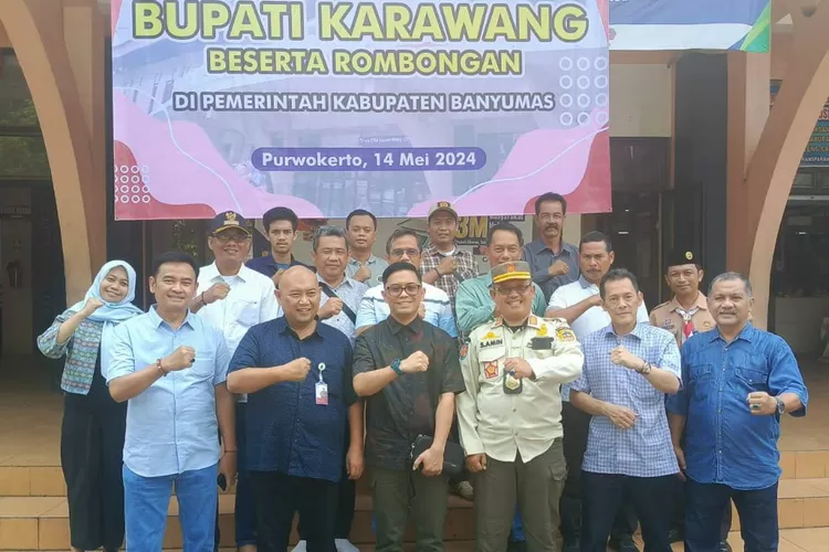 DLHK Karawang menyambangi Kabupaten Banyumas untuk mengetahui cara pengolahan sampah (Samsudin)