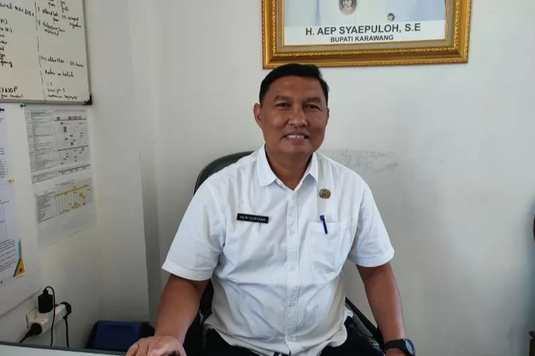 Kabid Pemuda Olahraga (PO) Disdikpora Karawang, Heri (Samsudin)