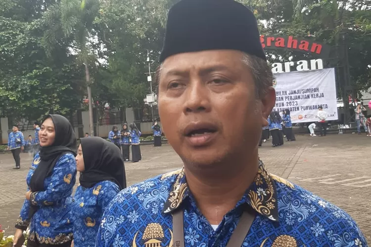 Kepala BKPSDM Purwakarta Wahyu Wibisono. (Herman)