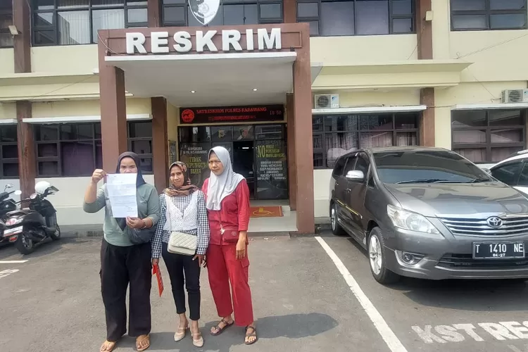 Para saksi dan korban kasus pesangon mantan karyawan PT Chang Shin di Karawang kembali digarap Polda Jabar (Samsudin)