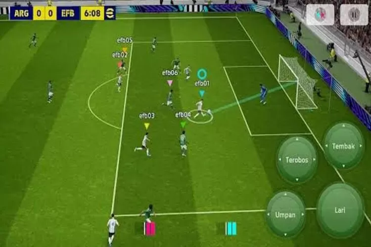 Salah satu rekomendasi Game Sepak Bola Mobile gratis yang dapat mengisi waktu luang yaitu eFootball 2024. (Konami)