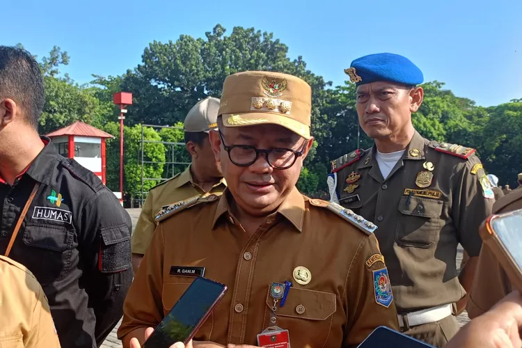 Penjabat (Pj) Wali Kota Bekasi Raden Gani Muhamad  (Adin/Metropolitan)