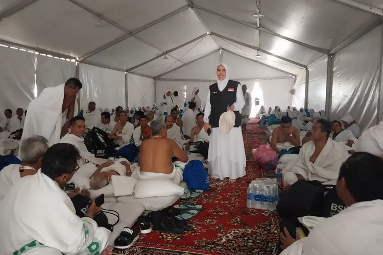 Jemaah haji dari Kabupaten Purwakarta di Tanah Suci (Kemenag)