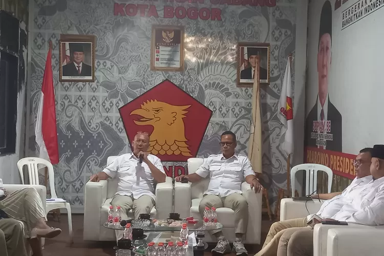 Jajaran Partai Gerindra Kota Bogor menggelar rapat terkait Pilkada 2024 Kota Bogor. 