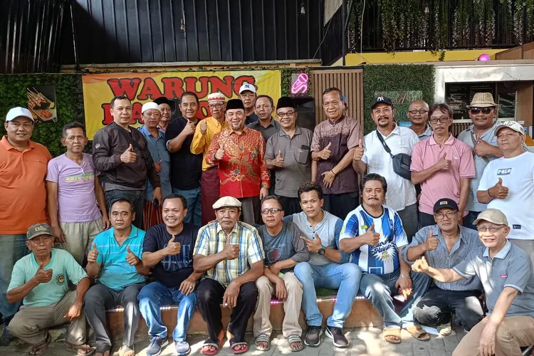 bakal Calon Wali Kota Bekasi Heri Koswara meminta doa dan dukungan dari warga Bekasi Utara. (Adien)
