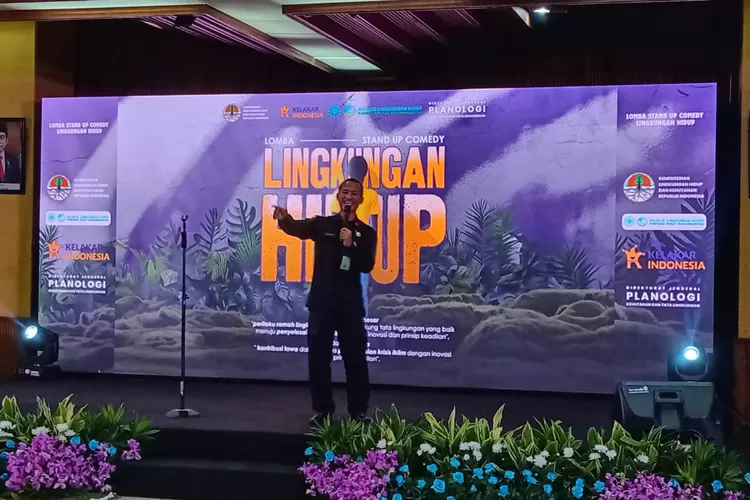 Dengan mengadakan lomba Stand Up Comedy, KLHK ingin mengajak masyarakat untuk lestarikan alam lewat cara yang unik dan ringan (KLHK)