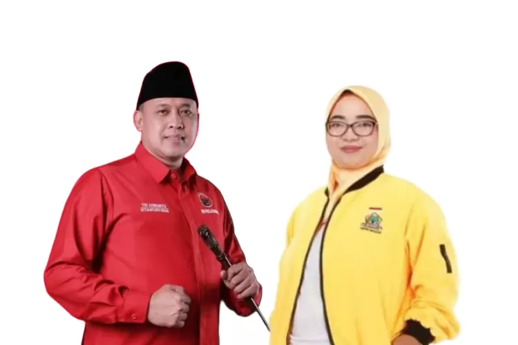 Pada Pilkada 2024 Kota Bekasi, pasangan politisi Golkar Ade Puspitasari dan politisi PDIP Tri Adhianto punya peluang menang (kolase)