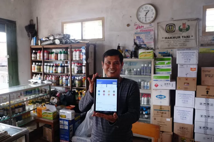 Pendataan kios yang dilakukan oleh PT pupuk kujang (Herman)