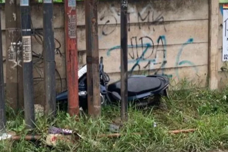 Diduga berkendaraa saat ngantuk, pemotor alami kecelakaan di Parungpanjang, Kabupaten Bogor. (Polres Bogor)